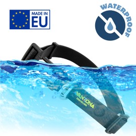 Waterproof Dog Collar, Quick Release Magnetic Clasp. L. Black