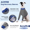 AOFITEE Dog Surgery Recovery Suit, Breathable Dog Recovery Cuff Front