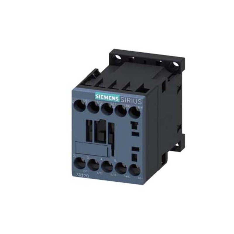 Siemens 3RT20161BB41 Contactor, AC-3, 4Kw/400V, 1NO, Dc 24V, 3-Pole, Sz