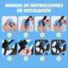 GWMWON Llantitas Bicicleta Llantas Entrenadoras,Ruedas de Entrenamiento LED