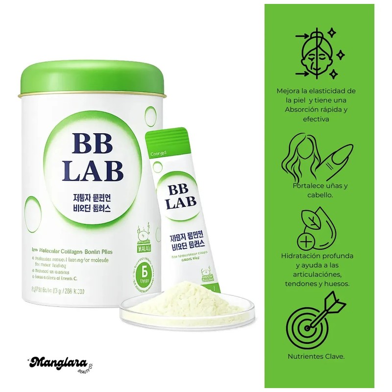 BB LAB Collagen Biotin Plus Colageno Hidrolizado En Polvo Con