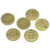 SiAura Material ® - 5 x live Laugh Love charm