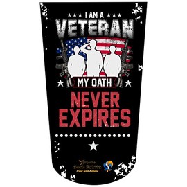Heal with Appeal Amputee Sock Veterans Oath Never Expires 3ply Stump Sock