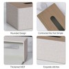 Tissue Box Cover Rectangular PU Leather Facial Tissue Dispenser Box