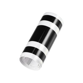 A ABSOPRO Hood Stripe Pattern Sticker/Outer for Car/Durable / 1 Pcs Black Item Replacement