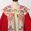 BLESSUME Gothic Cope Priest Vestment Print Costume Robe Red