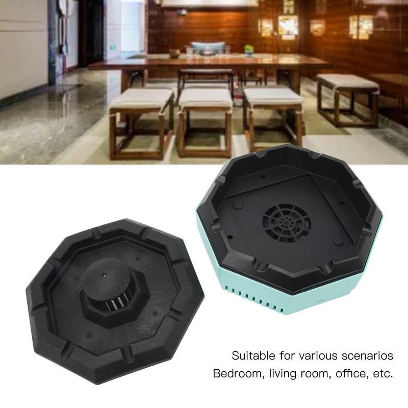 Smokeless Ashtray USB Rechargeable Multifuntional Easy to Clean Ash Tray