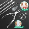Ingrown Nails, MEOWMEE Cuticle Clippers 7 Pieces Cuticle Remover Kit