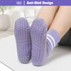 12 Pairs Womens Grip Socks Yoga Socks Non-Slip Pilates Socks
