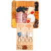 ECOEXL Cheese Board Charcuterie Board Set - Bamboo Serving Platter
