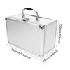 ASHATA Aluminum Hard Case Portable Display Case Tool Case Aluminium