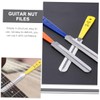 Kisangel 3pcs Guitar Nut File Durable Resistant Instrument Modifying Tools