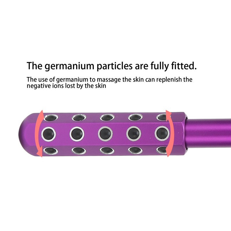 Double Head Germanium Face Massage Roller Portable Facial Skin Tightening