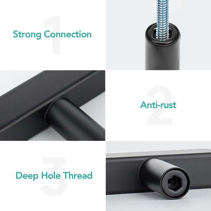 HOME EDIT 5 Pack Cabinet Pulls 2-1/2 Inch Hole Center