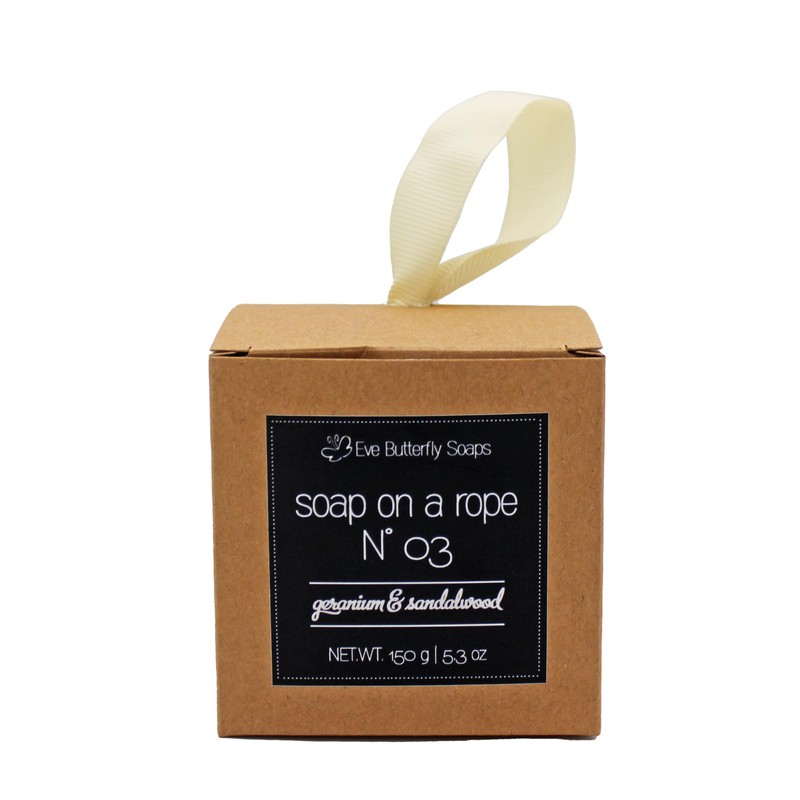 Soap on a Rope Nr. 03 - Geranium & Sandalwood