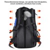 50L Waterproof Bag Camping Climbing Outdoor Travel Hiking Backpack Blue