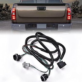 PIT66 Right Tail Light Lamp Wiring Harness, Compatible with 2007 2008 2009 2010 2011 2012 2013 2014 Chevy Silverado/08-14 GMC Sierra Rear Lamp Assembly Tail Lights Taillight