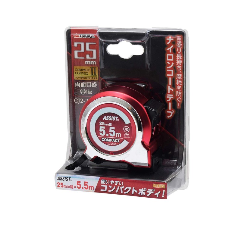 Takagi ASSIST Compact Convex II Red 1 inch (25 mm)