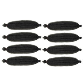 FOMIYES 8pcs Afro Twisted Synthetic Hair Extensions for Curly Wigs Color Hairpieces for Women for Cosplay Festivals and Parties