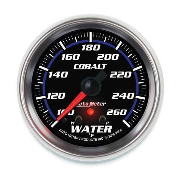Auto Meter 7955 Cobalt 2-5/8" 100-260 Degree F Full Sweep
