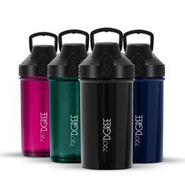 720°DGREE Fitness Shaker “uberShaker“ - 550ml - Premium Eiweißshaker - Auslaufsicher, BPA-Frei - Schüttelbecher, Mixbecher für cremige Eiweiß Shakes, Gym, Workout, Nutrition - Ohne Pulverfach