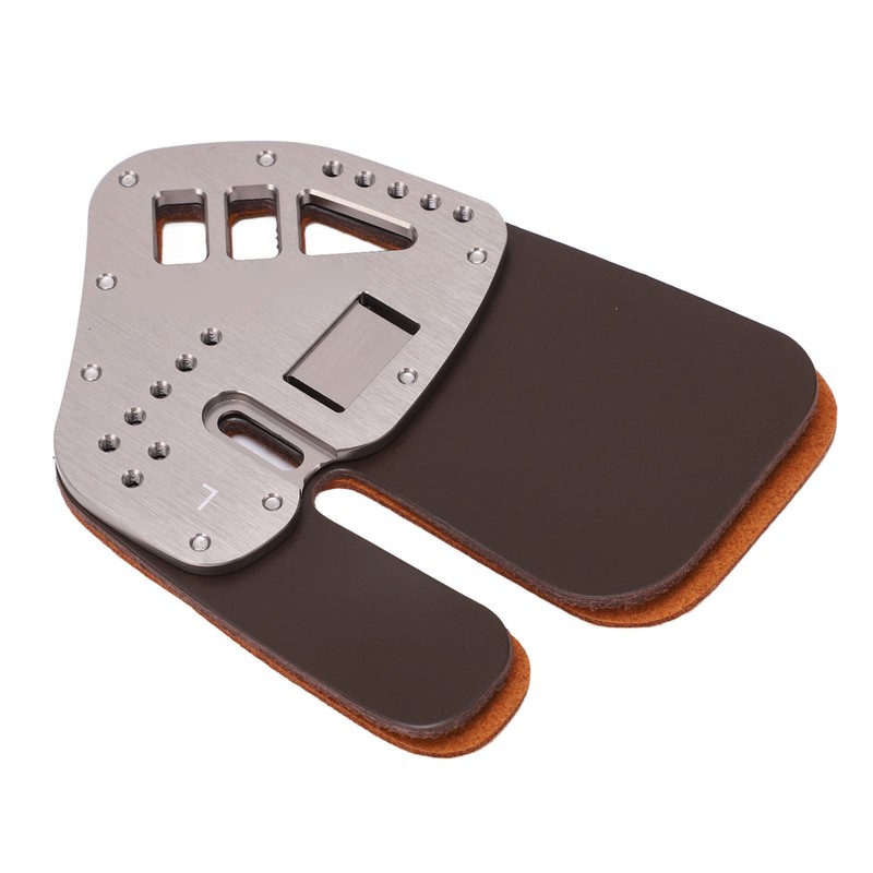 Leather Archery Finger Tab Protect Guard Recurve Bow Protector Shooting