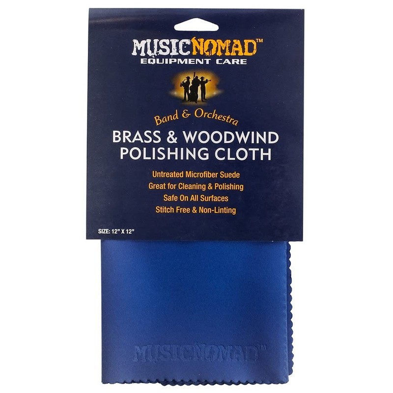 MusicNomad Brass & Woodwind Premium Microfiber Polishing Cloth (MN730)