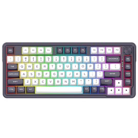 Redragon K715 PRO Custom QMK/VIA Gaming Keyboard, 81 Keys Wireless Programmable Gasket Mechanical Keyboard w/Dedicated Knob Control & 5-Layer Noise Dampening, Custom Linear Switch
