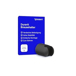 Duravit Universal Shower Head Holder for Hand Showers, Shower Holder, Matt Black