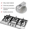 6X Gas Stove Knobs Home Kitchen Cooker Oven Cooktop Metal