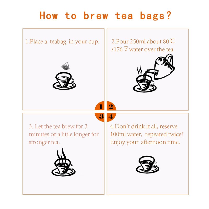 XIEJINJI Premium Oolong Tea, Taiwan Dongding Oolong TeaBags, 3.2g x