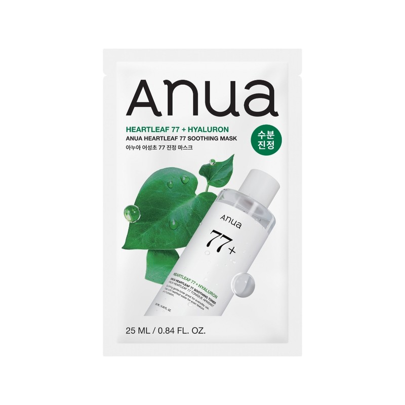 Anua Houttuynia cordata 77 soothing mask, 1 piece, 1 piece