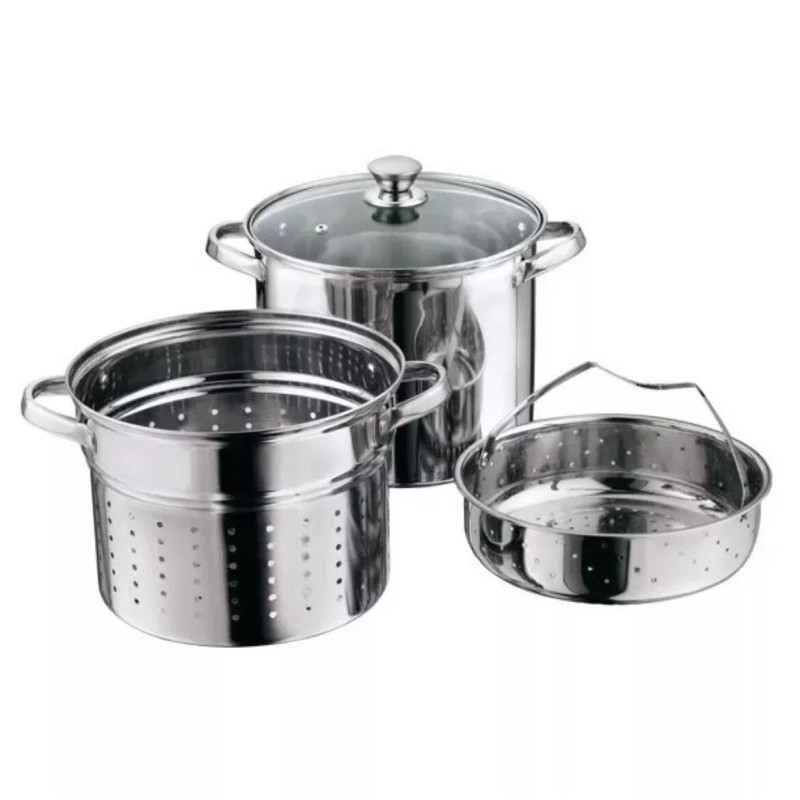 Mainstays Stainless Steel 8 Quart Multi-Cooker with Lid