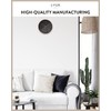 LUUK LIFESTYLE Modern wall clock with silent movement and no