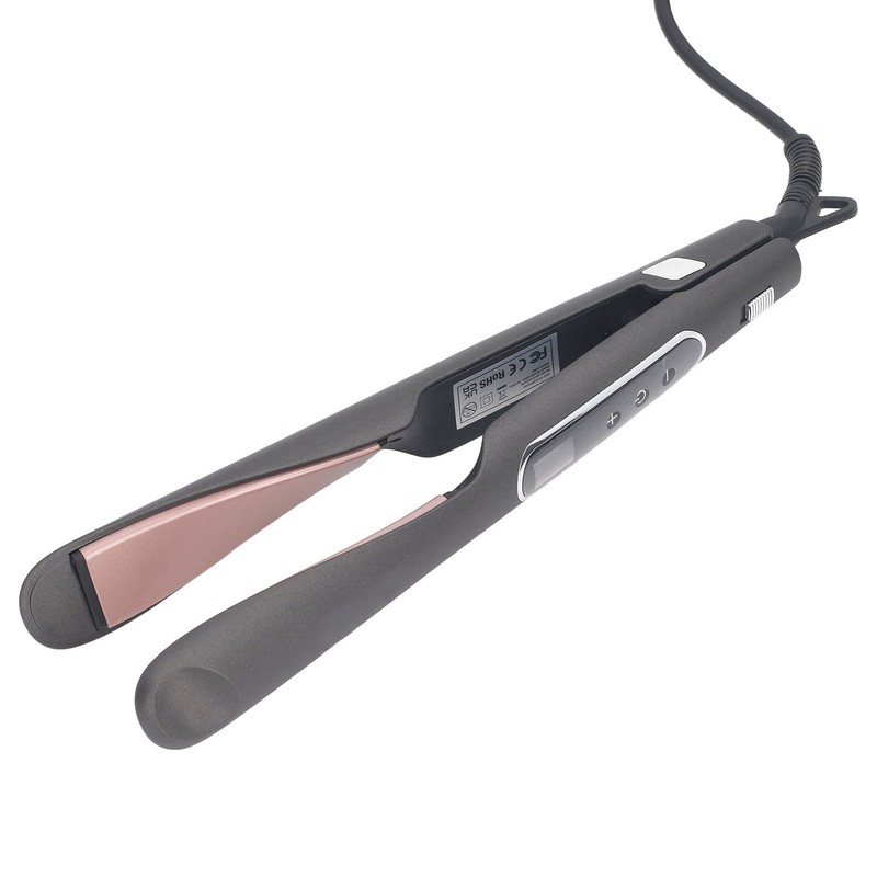 2 in 1 Hair Straightener Curler Twisted PTC Heating LCD