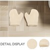 Guantes de Baño Exfoliantes de Sisal – 2 Piezas Blanco