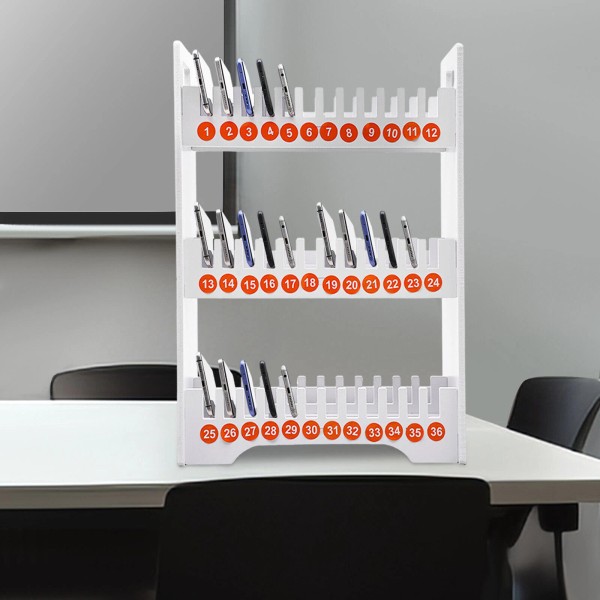 Universal 36 Slots Cell Phone Holder Classroom Storage 3-Tier Cell