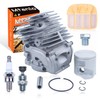Mtanlo 43Mm Cylinder Piston Kit For Husqvarna 545 550Xp Chainsaw