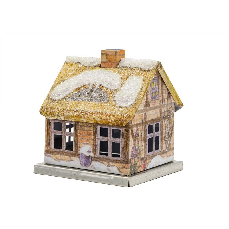 KNOX Metal Smoking House - Brick House in Winter -