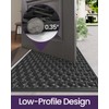 DEXI Front Door Mat Outside Entrance Rubber 19x30, Welcome Floor