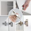 2pcs Soft Close Cabinet Hinge,Cupboard Door Hinges,110 Degree Full Overlay