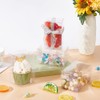 BENECREAT 30 Pcs PVC Transparent Plastic Case, 2.4 x 2.4