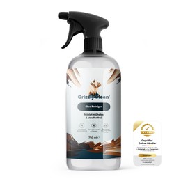 GrizzlyClean effektiver Glasreiniger - Fenster Glasreiniger für streifenfreien Glanz - Intensiver Auto Glasreiniger - Universal Glasreiniger für Fenster, Autoscheiben und Kaminofenglas