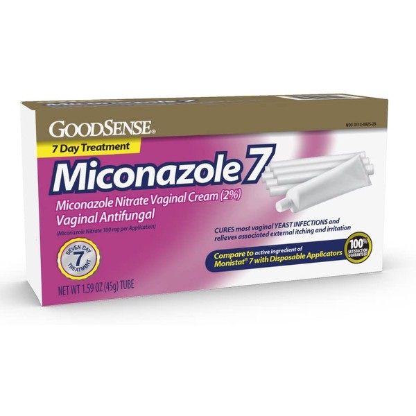 Miconazole 7 Miconazole Nitrate Vaginal Cream (2%) 1.59 Ounce, Treats Vaginal Yeast Infections