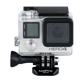 Sametop Aluminum Replacement Latch Rear Snap Lock Buckle Compatible with Hero 4 Hero 3+ Cameras Standard Waterproof Skeleton Housing (Black)