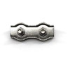 304 stainless steel wire rope clip cable rope double clamp