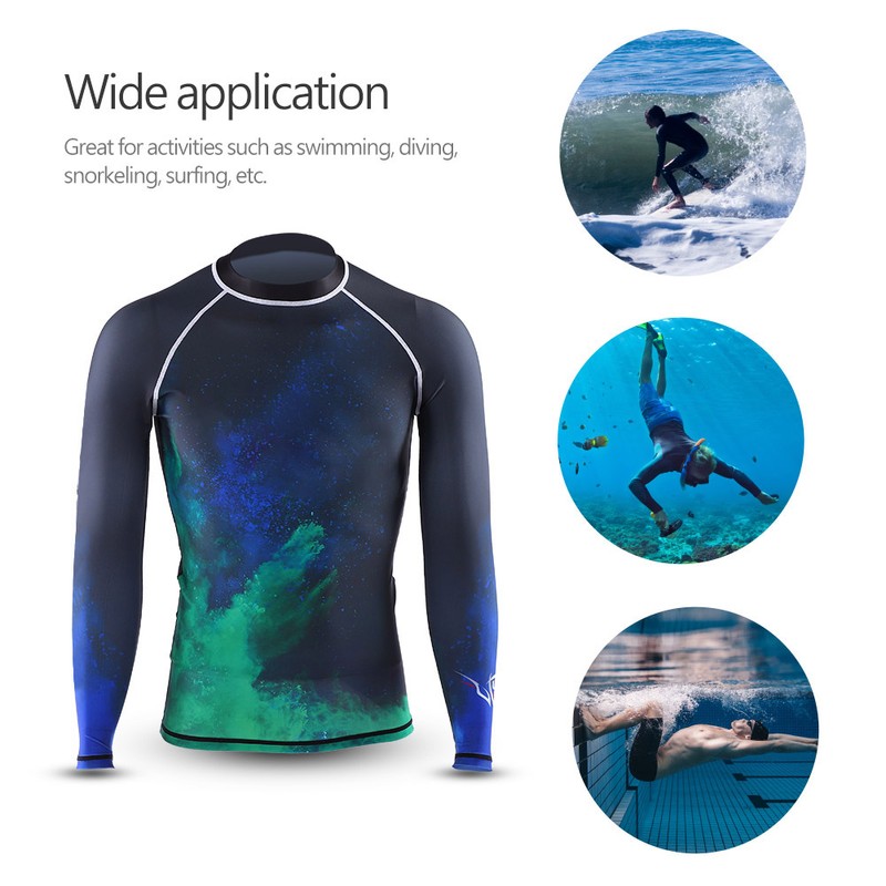 Keep Diving Men UV Protection Breathable Fast Dry Long Sleeves