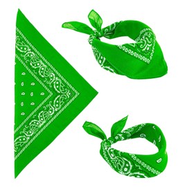 W WIDMANN MILANO Party Fashion - Bandana, 55 x 55 cm, neck scarf, headscarf, theme party, carnival, costume accessories, accessories