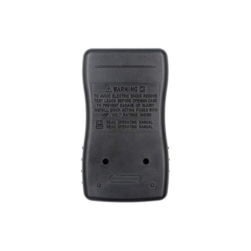 Digital Multimeter with Test Leads, 1999 Count, Measures Voltage, Current,