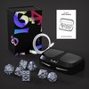 CooAoo Light Up DND Dice Set, Wireless Rechargeable Glowing Dice